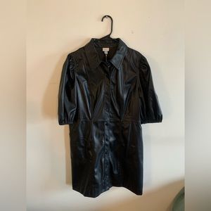 A New Day faux leather dress